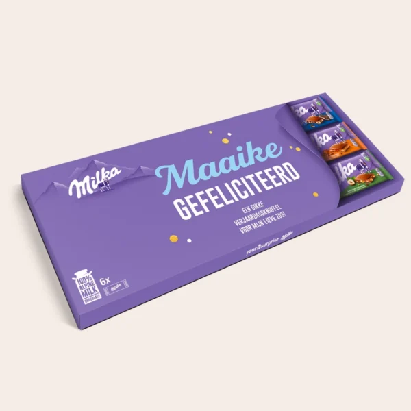 Mega Milka reep met naam en foto bedrukken - Afbeelding 2