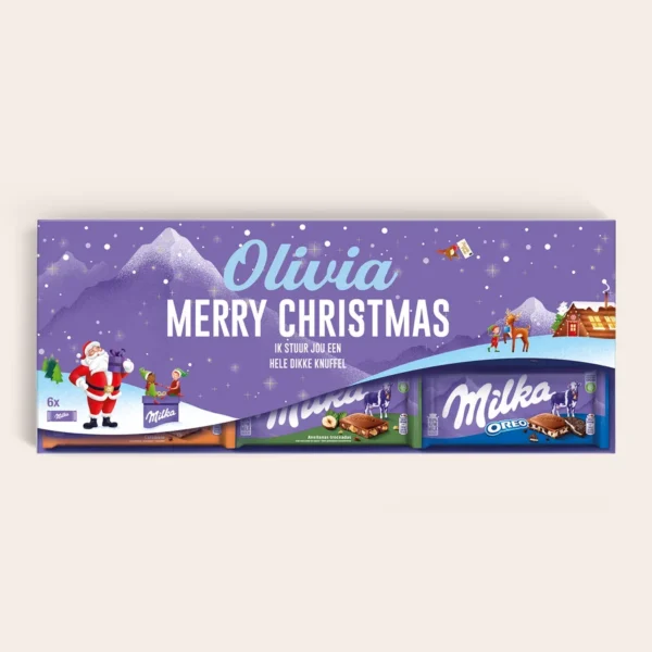 Mega Milka reep met naam en foto bedrukken - Afbeelding 4