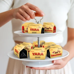 Toblerone mini traktatie personaliseren