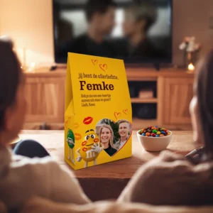 XL M&M's box personaliseren - 6 zakjes (714 gram)